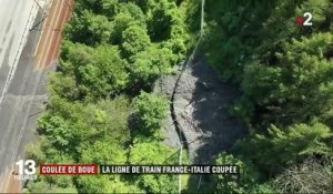 Haute-Savoie : une coulée de boue coupe la ligne Paris-Milan