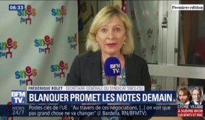 La secrétaire générale du SNES-FSU qualifie de "bricolage" la parade de Jean-Michel Blanquer contre la rétention de copies du bac