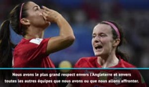 CdM (F) - Rapinoe : "Le plus grand respect envers toutes les équipes"