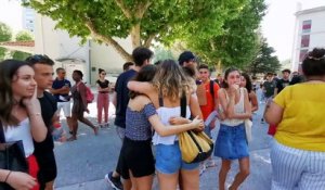 Les candidats du baccalauréat 2019 découvrent les résultats au lycée Dumont d'Urville à Toulon