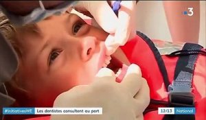 Santé : des dentistes sensibilisent des patients à bord d'un catamaran