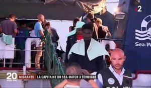 Migrants : Carola Rackete la capitaine du "Sea-Watch" porte plainte pour diffamation contre le ministre de l'Intérieur italien