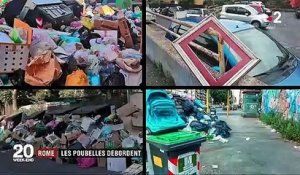 Italie : les poubelles débordent à Rome