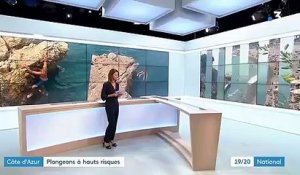 Côte d'Azur : certains baigneurs imprudents tentent des plongeons à haut risque