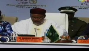 ORTM /Retour de Niamey et bilan du sommet de l’UA du Président de la république, Ibrahim Boubacar Keita