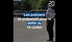 Comment les policiers se préparent-ils à défiler sur les Champs-Elysées?
