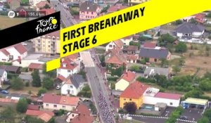 Première echapée / First breakaway - Étape 6 / Stage 6 - Tour de France 2019