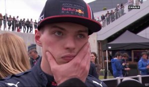 La réaction de Max Verstappen après les qualifications