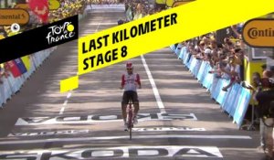 Last kilometer / Flamme rouge - Étape 8 / Stage 8 - Tour de France 2019
