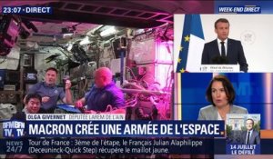 Emmanuel Macron annonce la création d'un commandement militaire de l'espace (2/2)