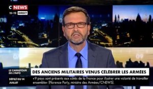 Les reporters de la chaîne russe RT France en "tenue de guerre" sur les Champs-Elysées pour couvrir les incidents