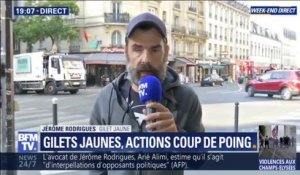 Interpellé sur les Champs-Elysées, Jérôme Rodrigues affirme qu'il était venu "voir un défilé militaire"