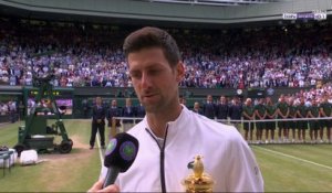 Wimbledon : L'hommage de Djokovic à Federer