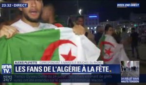 À Marseille, les fans de l'Algérie fêtent la qualification sur le Vieux-Port