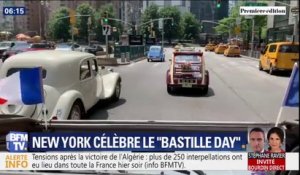 "Bastille Day": New York célèbre le 14-Juillet avec une parade de voitures françaises de collection