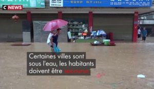 Chine : des pluies torrentielles