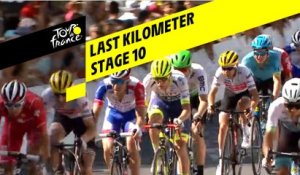 Last kilometer / Flamme rouge - Étape 10 / Stage 10 - Tour de France 2019