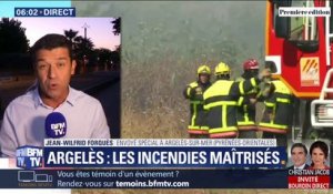 Les incendies à Argelès-sur-Mer ont été maîtrisés par les pompiers