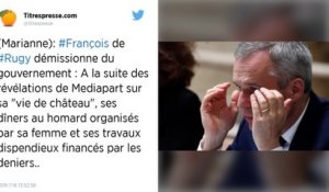 François de Rugy présente sa démission du gouvernement, Emmanuel Macron l'accepte