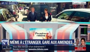 Même à l'étranger, gare aux amendes