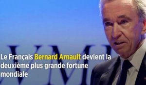 Le Français Bernard Arnault devient la deuxième plus grande fortune mondiale