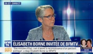 Affaire Rugy: pour Elisabeth Borne, "aujourd'hui, rien n'indique que la loi n'a pas été respectée dans son cas"