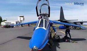 LE CAP D'AGDE - Visite d'un alpha jet !