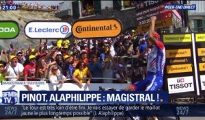 Tour de France: Thibaut Pinot et Julian Alaphilippe au sommet du Tourmalet