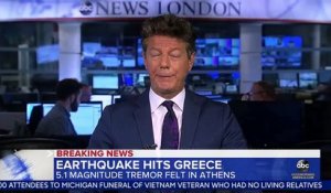 Un séisme de magnitude 5,1 a secoué Athènes et la région de l'Attique en Grèce, entraînant notamment des perturbations sur les lignes téléphoniques