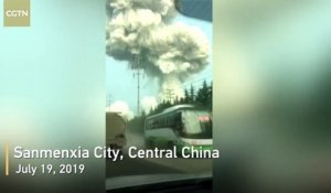 Découvrez les images impressionnantes de l'énorme explosion qui s'est produite dans une usine en Chine et qui a fait au moins 2 morts et 18 blessés