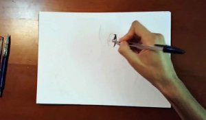 Spawn - Drawing stylo + effet négatif