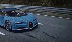 Cette Bugatti Chiron en taille réelle est faite toute en Lego
