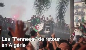 Algérie/CAN 2019: les champions acclamés par une immense foule
