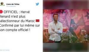 CAN 2019 : Hervé Renard quitte son poste de sélectionneur du Maroc