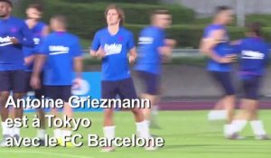 Griezmann à Tokyo avec le FC Barcelone