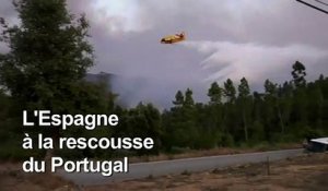 Portugal: des bombardiers d'eau espagnols contre les incendies