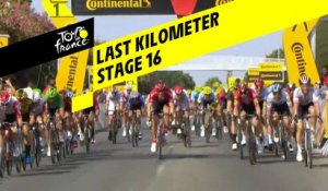 Last kilometer / Flamme rouge - Étape 16 / Stage 16 - Tour de France 2019