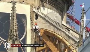Notre-Dame de Paris : la canicule donne des sueurs froides aux architectes, qui craignent un effondrement