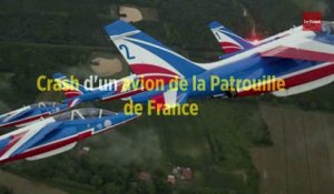 Un avion de la Patrouille de France sort de piste, le pilote s'éjecte