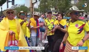 Tour de France : les supporters attendent le peloton sur les Champs-Élysées