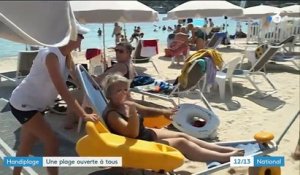 Antibes : une plage accessible aux personnes handicapées
