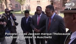 Jesse Jackson marque l'Holocauste des Roms "oubliés" à Auschwitz