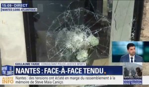 Nantes: des commerces ont été pris pour cibles