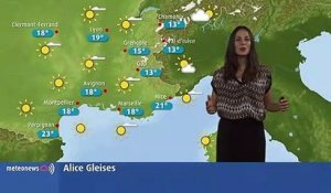 Votre météo du lundi 5 août : des orages éventuels en montagne