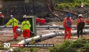 Royaume-Uni : un barrage menace un village