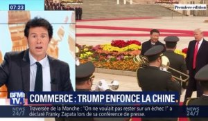 Commerce: Trump enfonce la Chine