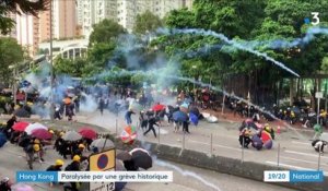 Hong Kong : une grève générale historique pour faire pression sur les autorités