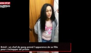 Brésil : un chef de gang se transforme comme sa fille pour s'échapper de prison (vidéo)