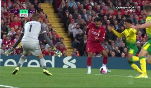Premier League - 1ère journée - Le but de Mohamed Salah face à Norwich