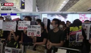 Manifestations à l'aéroport de Hong Kong